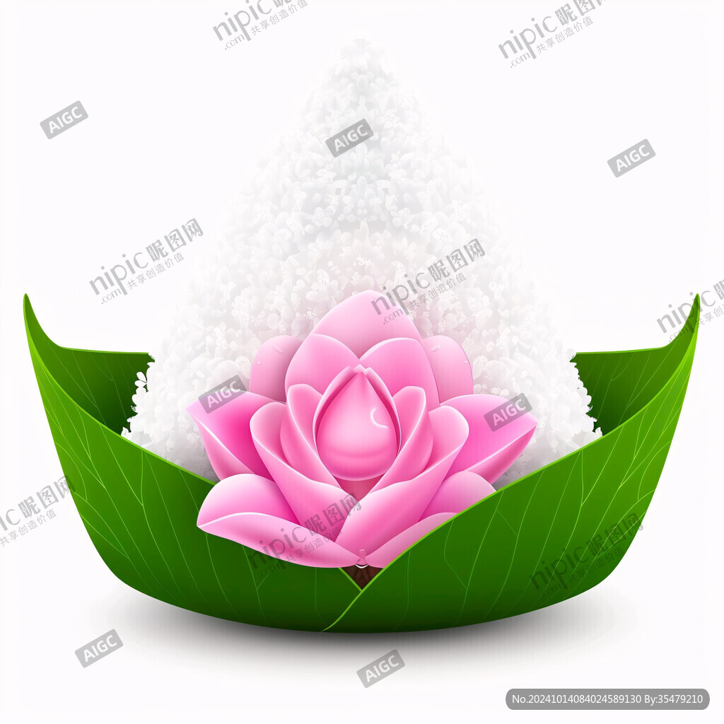 荷花点心包装素材