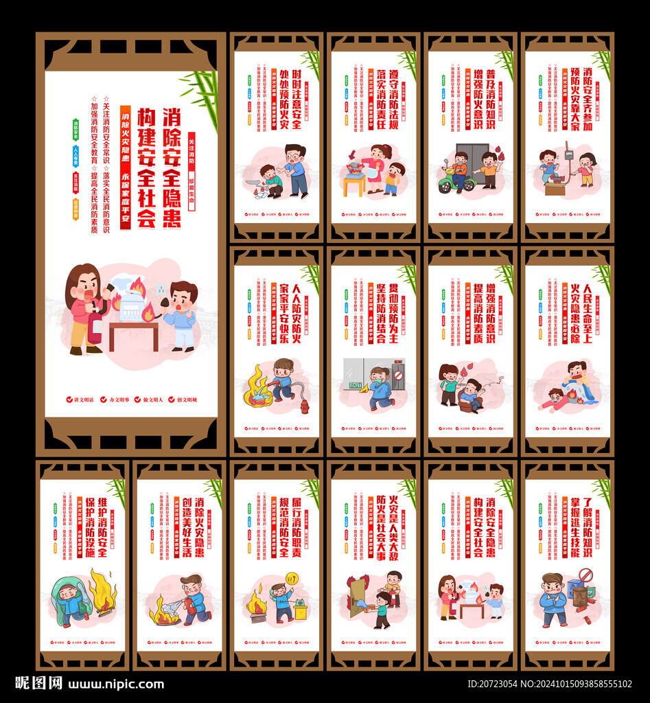 消防安全展板