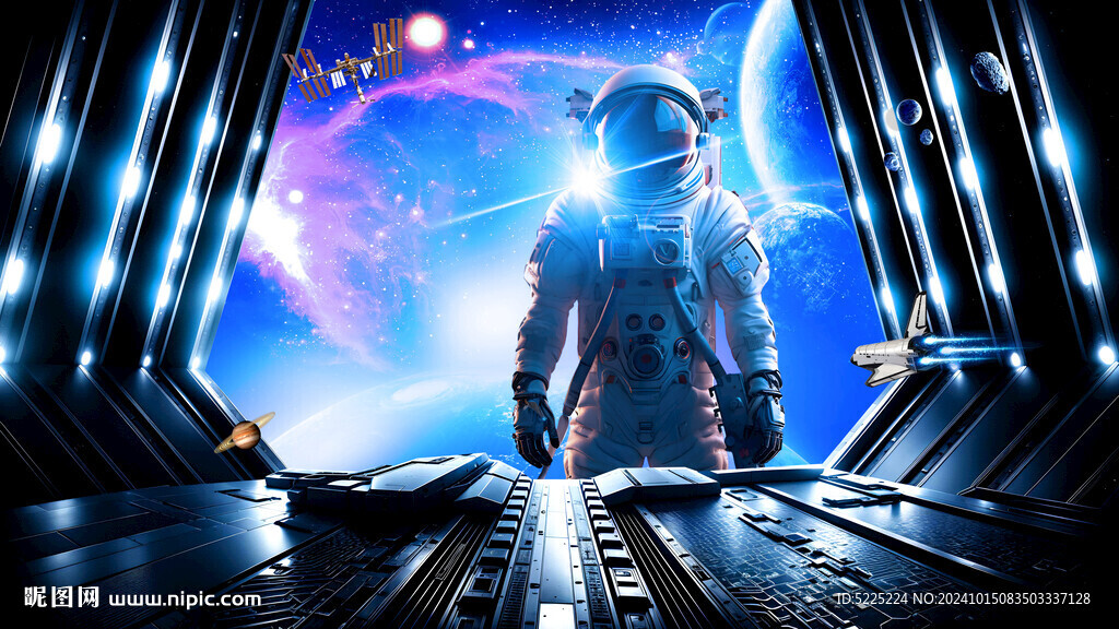 宇宙星空立体电视背景墙