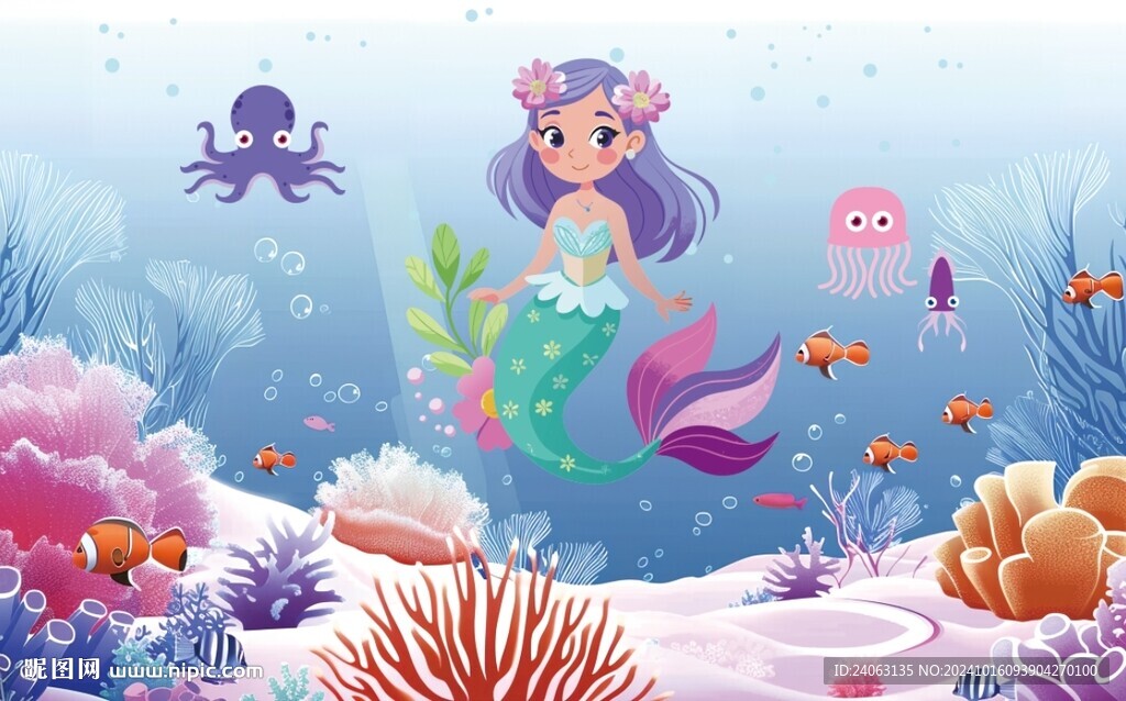 海洋世界背景墙