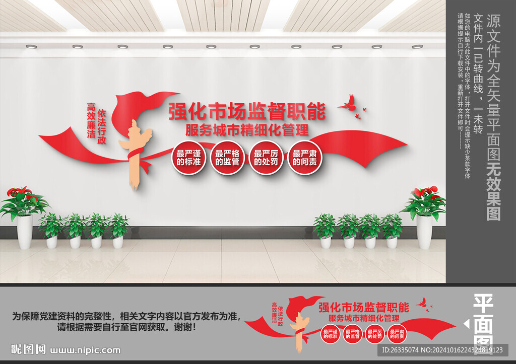 市场监督文化墙