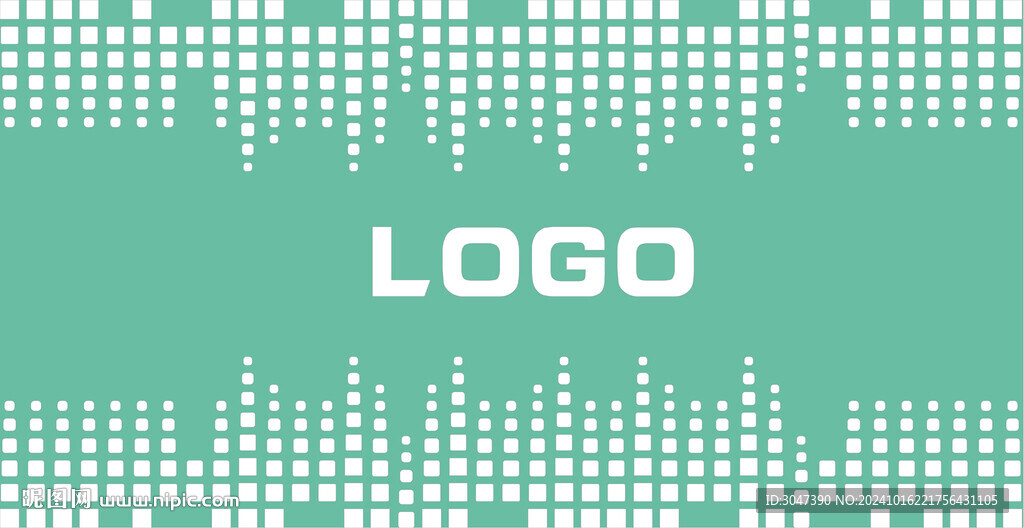 白色动感玻璃贴膜LOGO墙