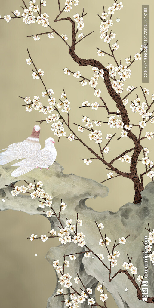 花鸟梅花