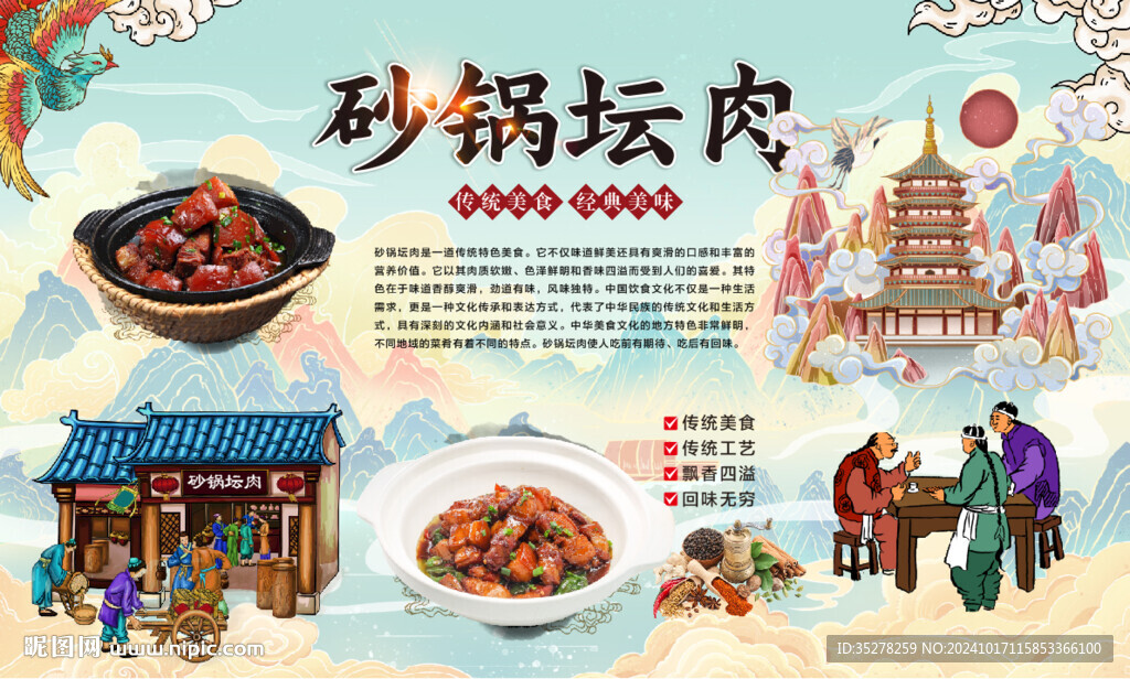 砂锅坛肉