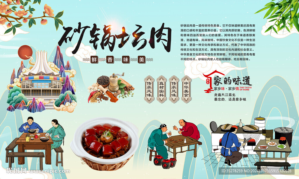 砂锅坛肉
