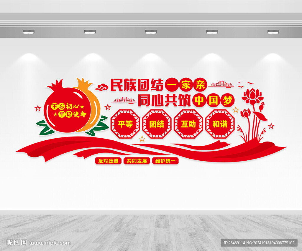 民族团结文化墙