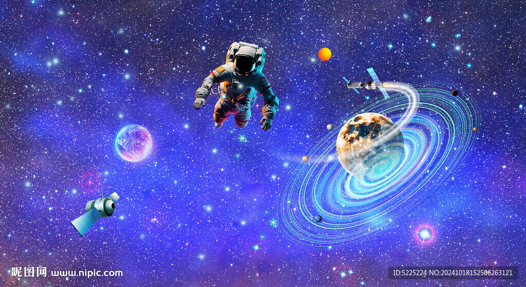 太空浩瀚星空
