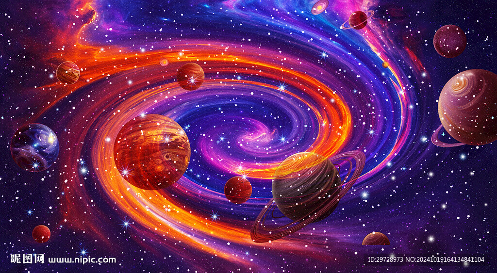 星空吊顶漩涡星空星球