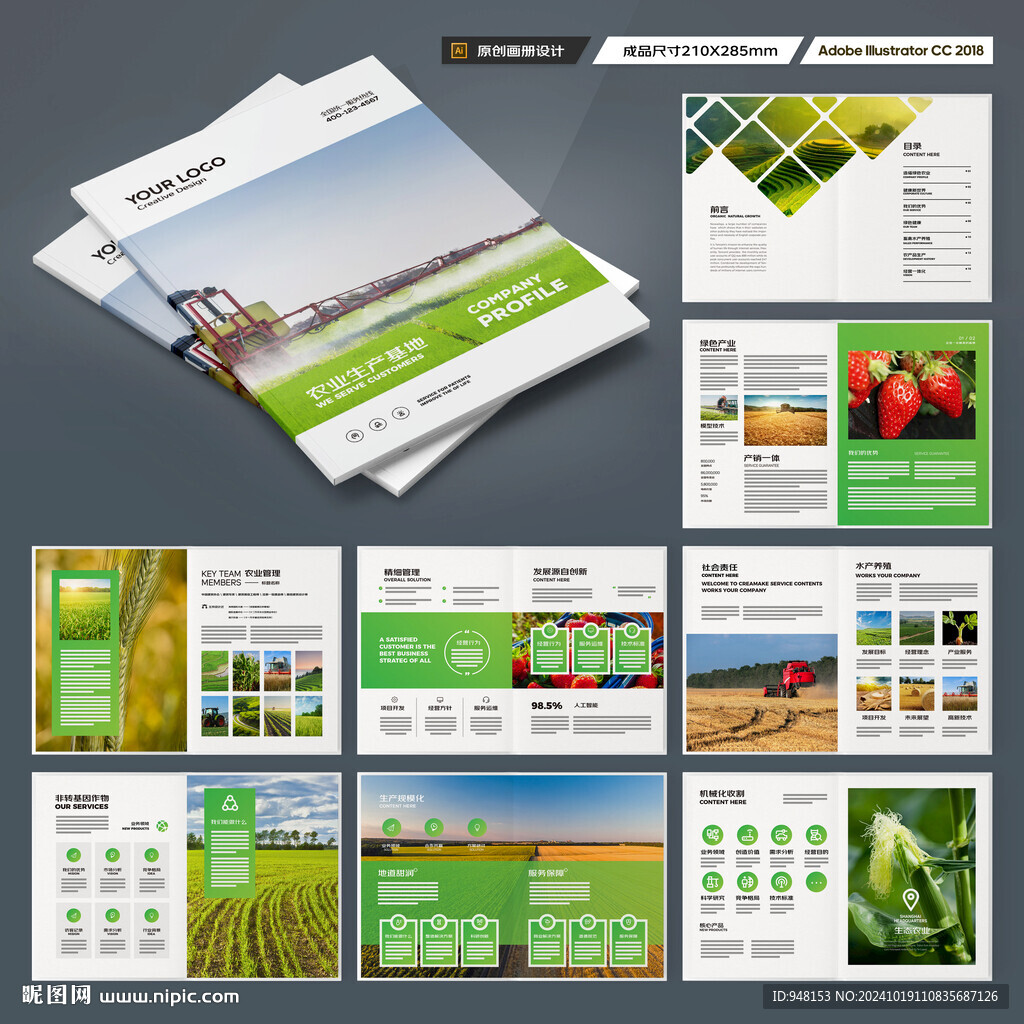 农产品画册