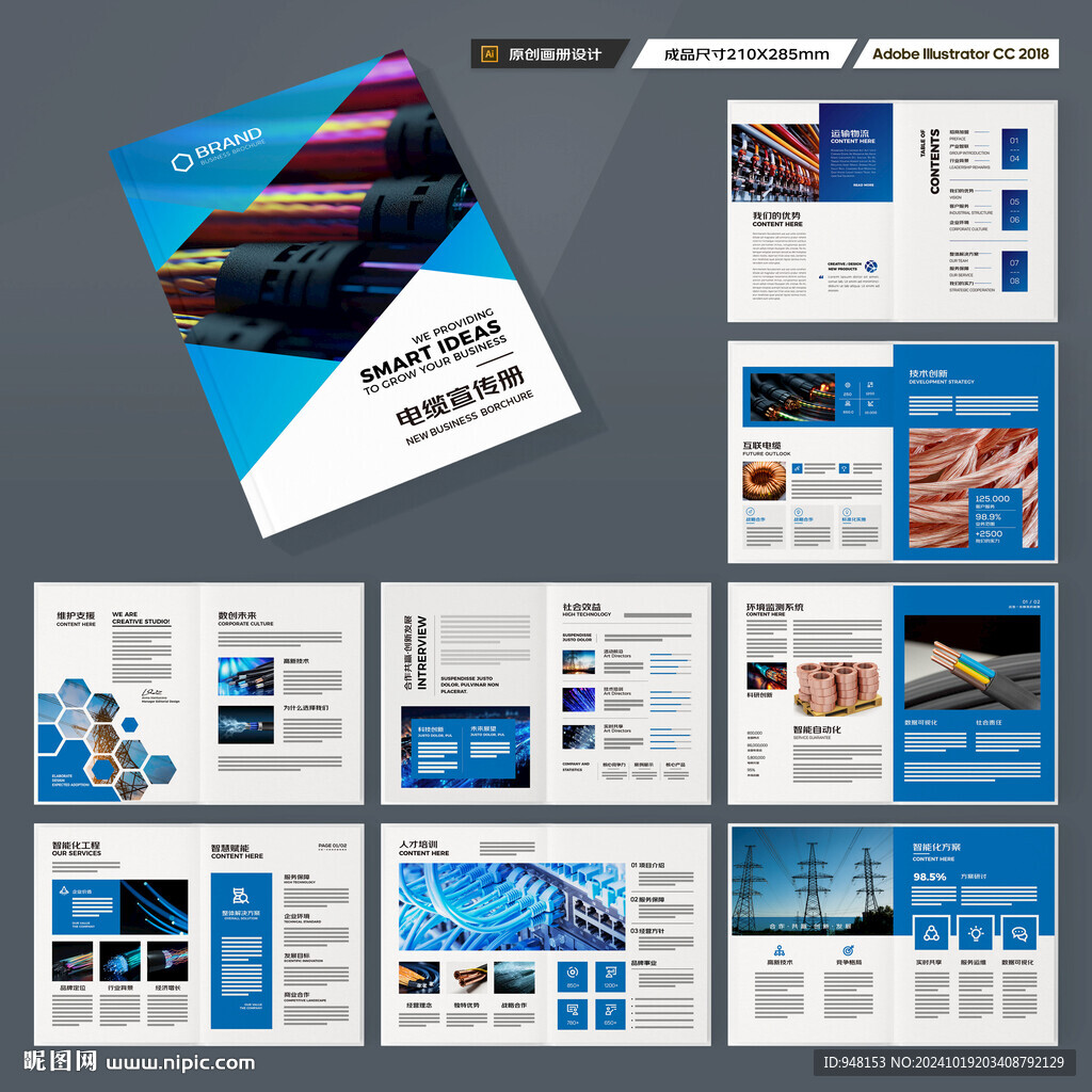 电缆画册设计