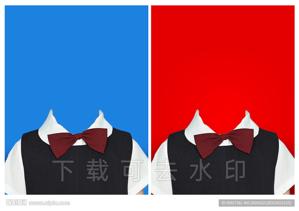 儿童证件照 模版