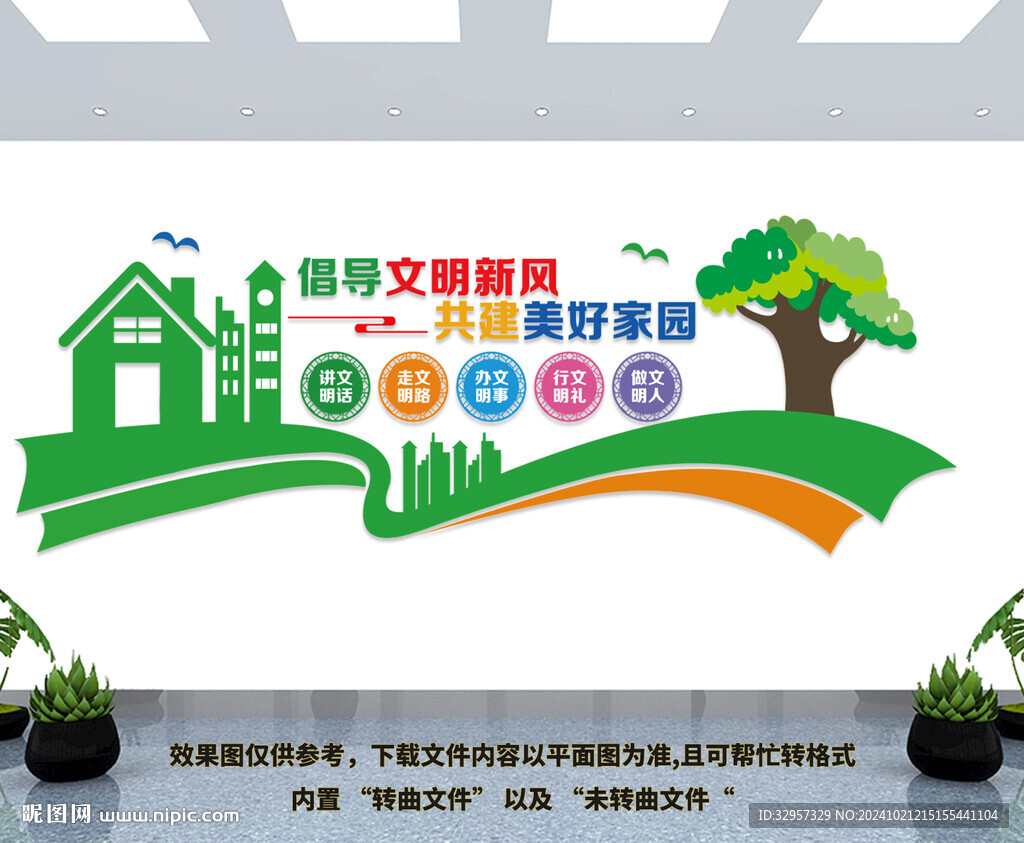 文明城市文化墙