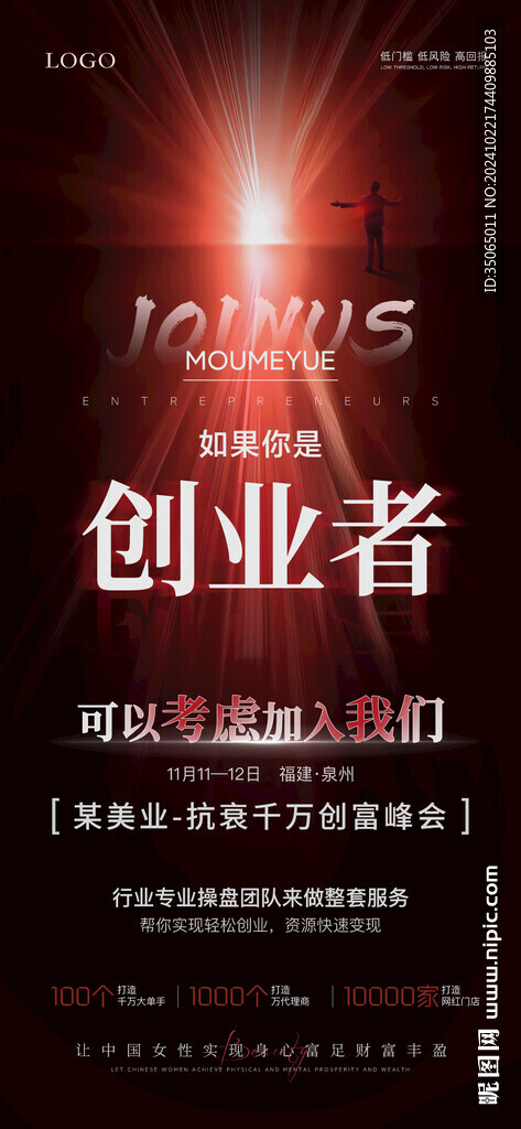 医美招商海报
