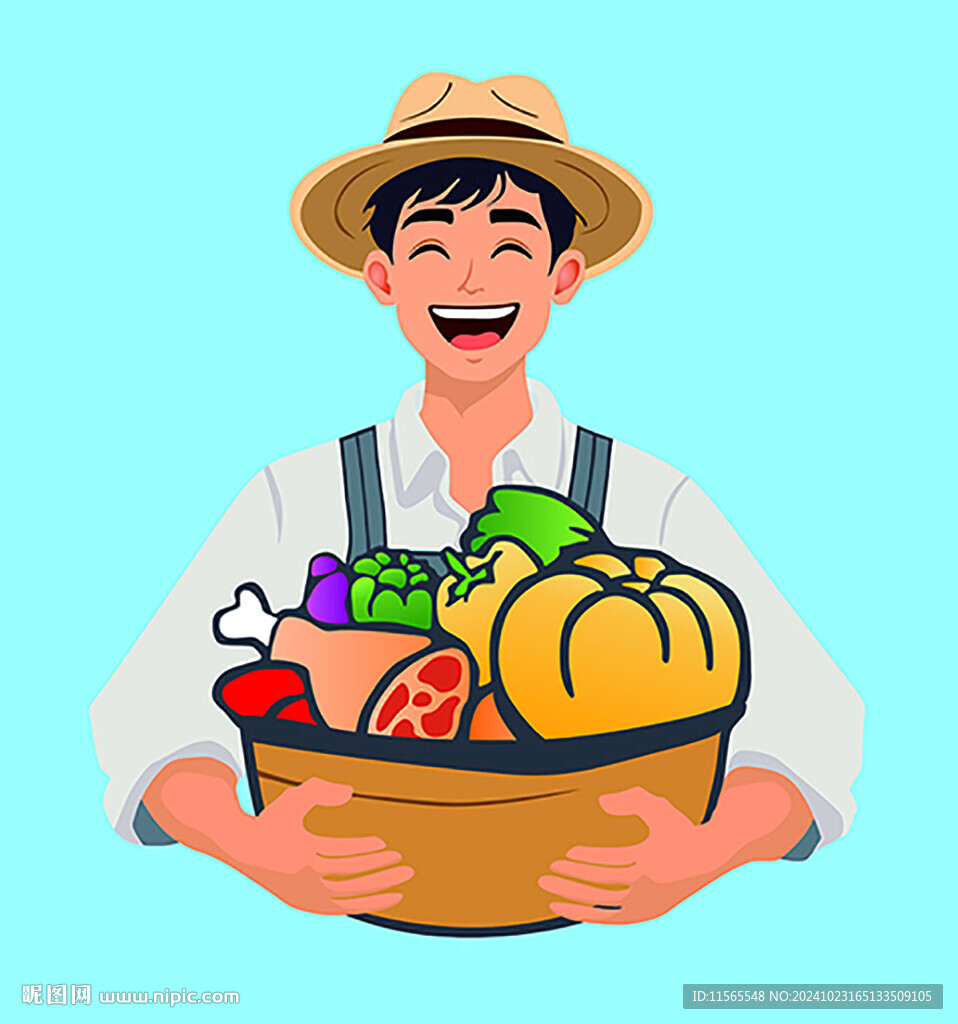 农民蔬菜图片
