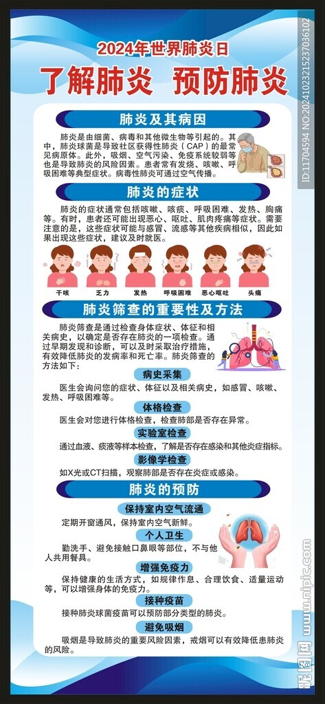 健康教育知识展架
