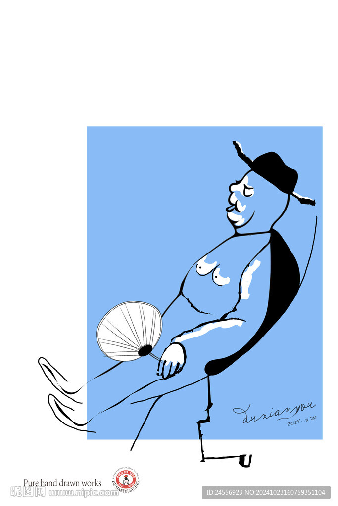 简约装饰画模特摄影棚装饰画