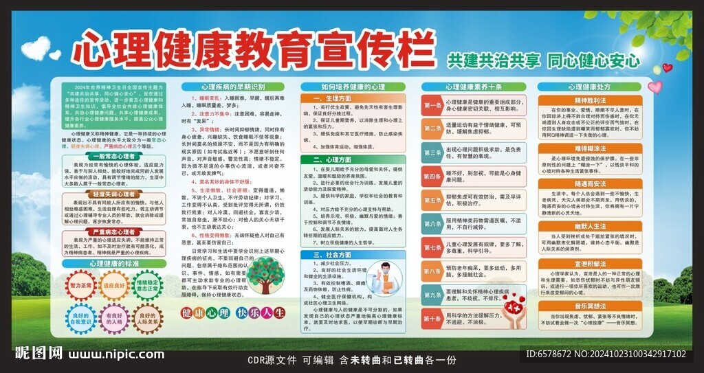 心理健康教育宣传栏