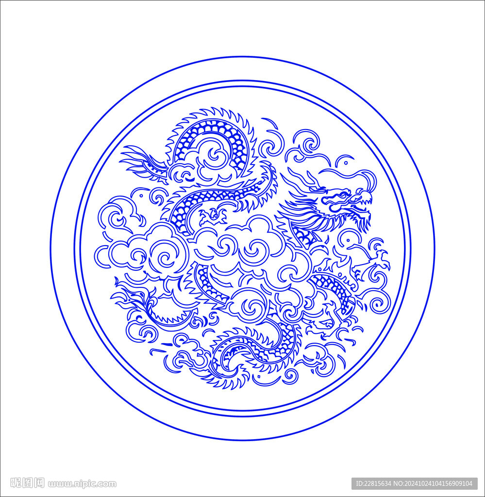 矢量龙纹