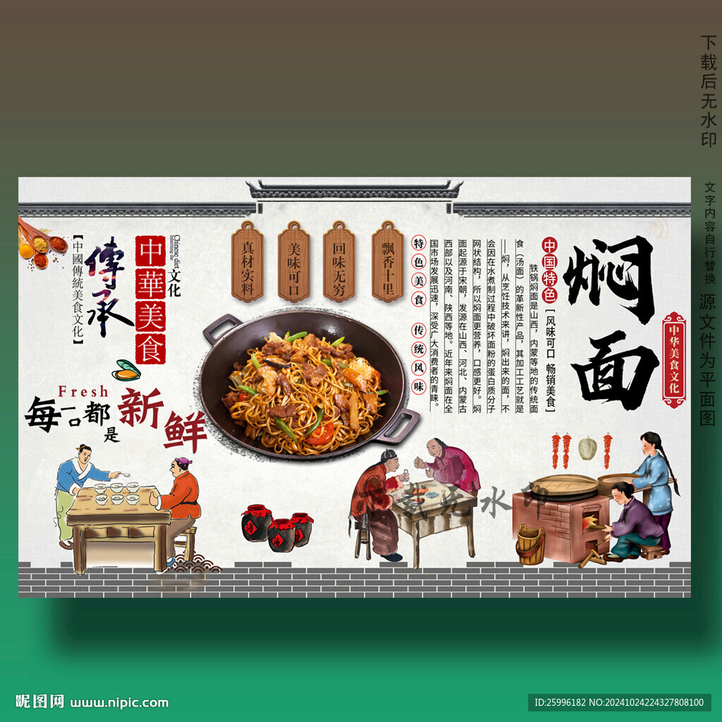 焖面