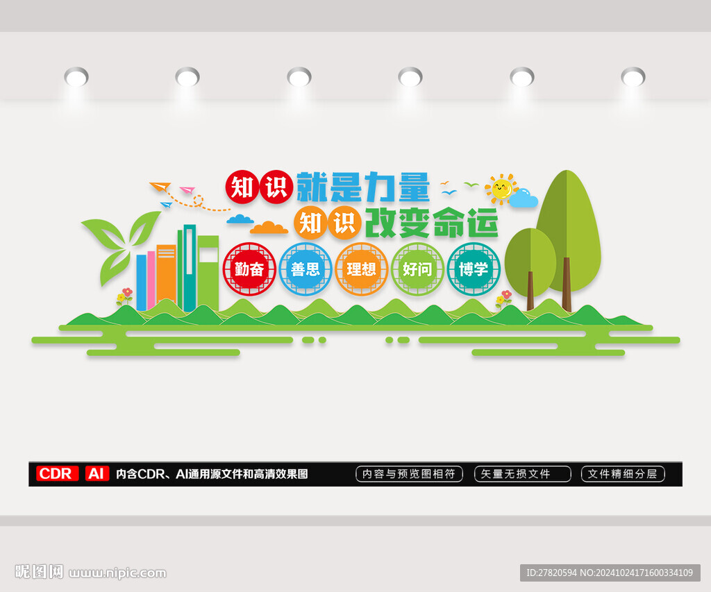 图书室文化墙