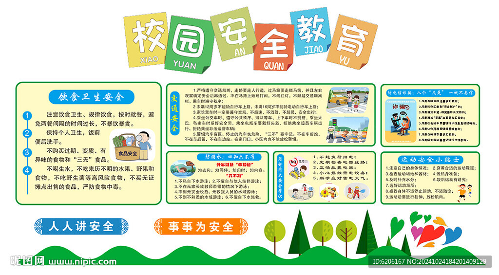 安全教育 文化墙