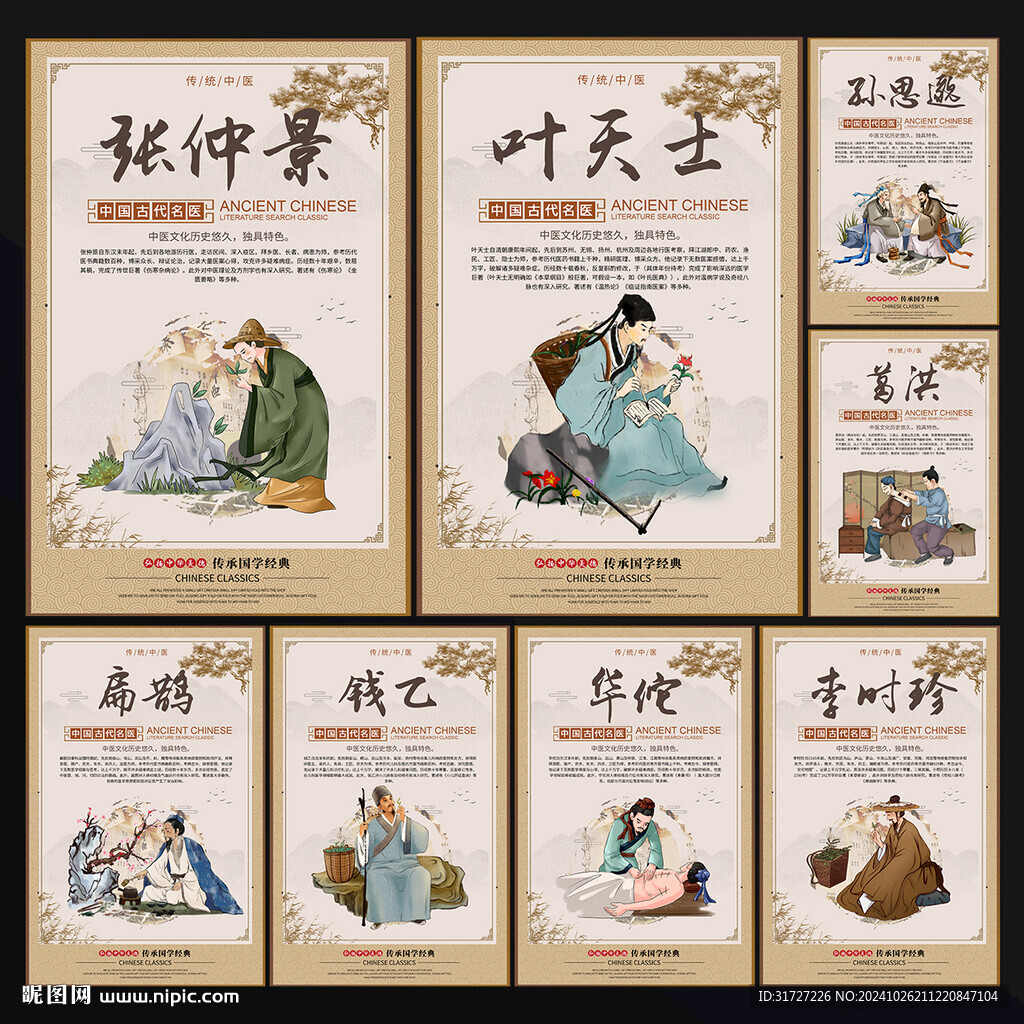 中华名医海报
