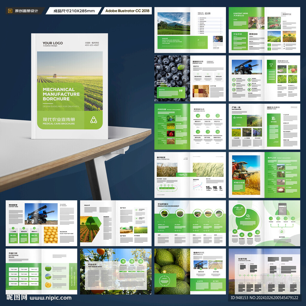 农产品宣传册