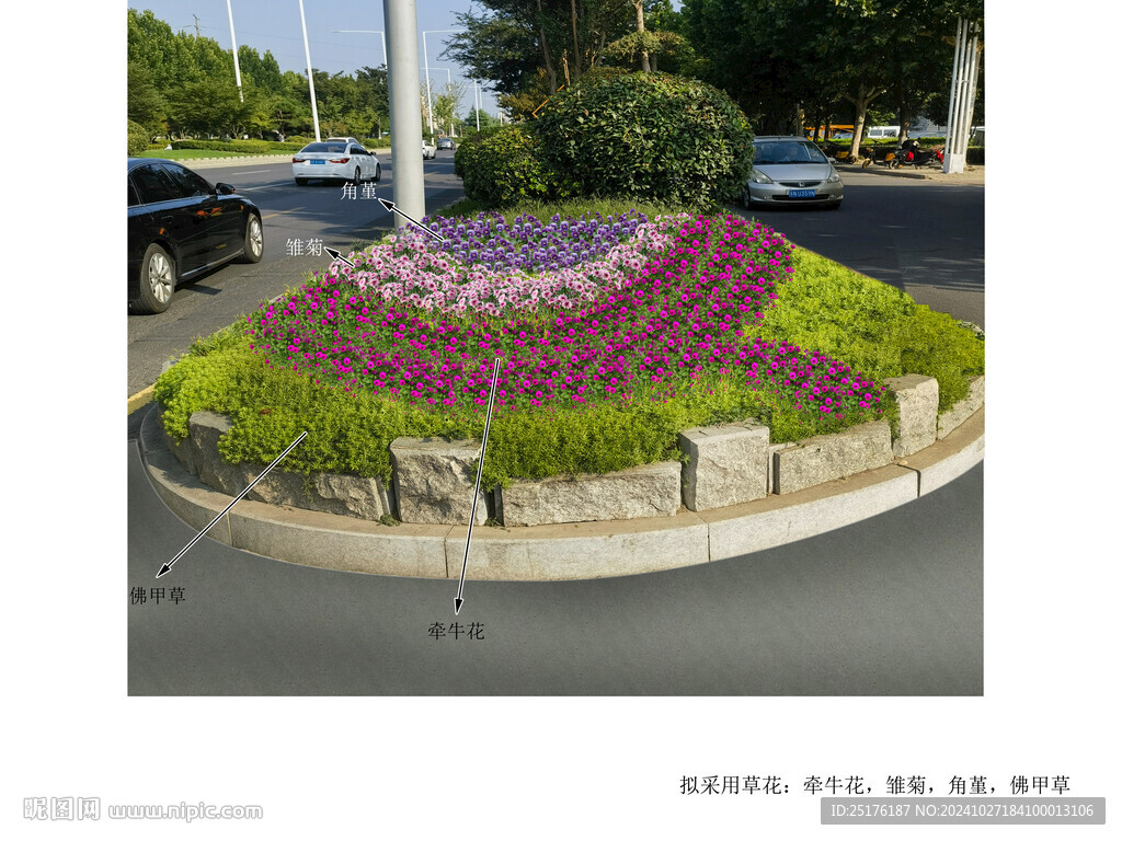 道路绿化节点