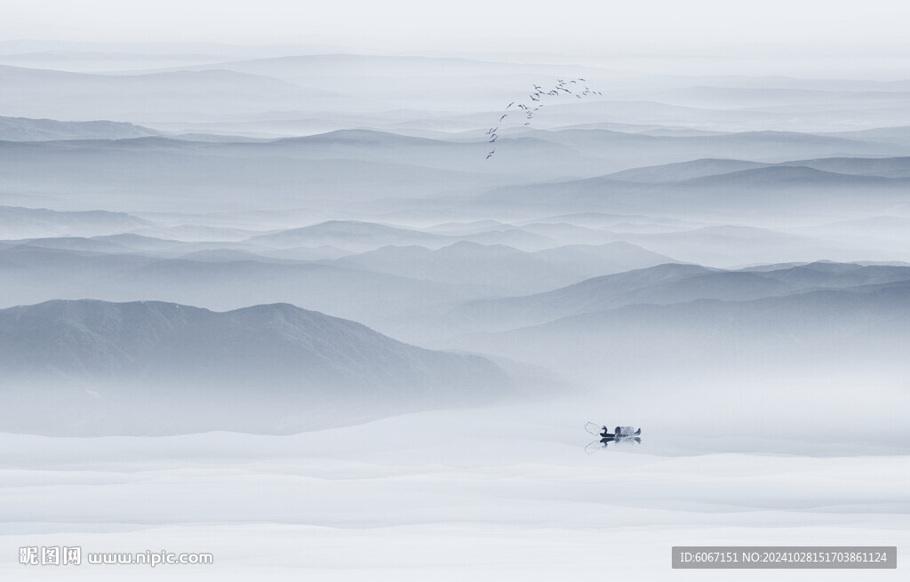 水墨山水画