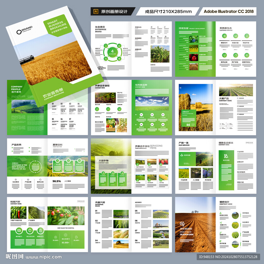 农产品画册