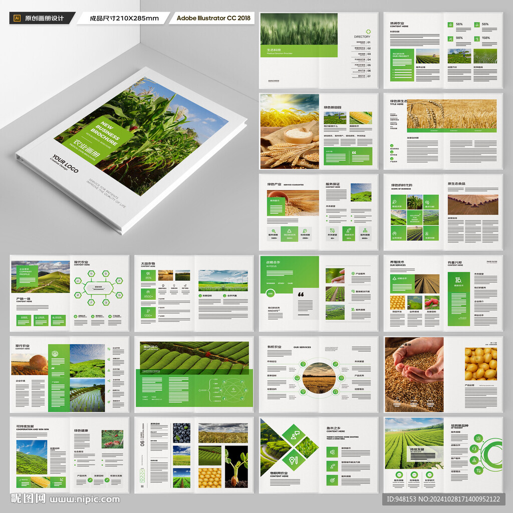 农产品宣传册