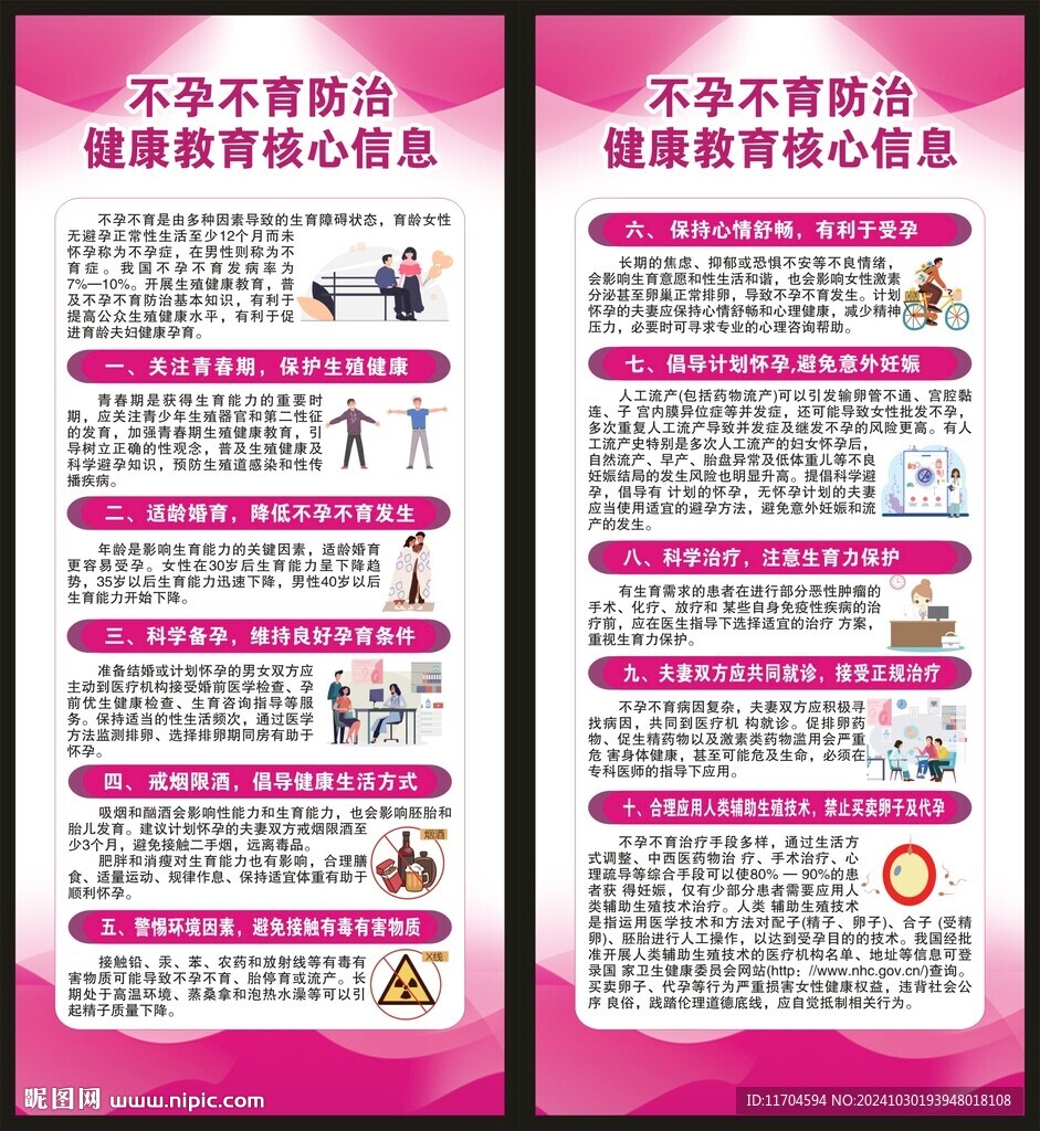 健康教育知识展架