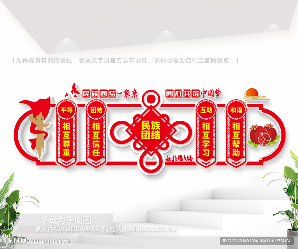 民族团结文化墙