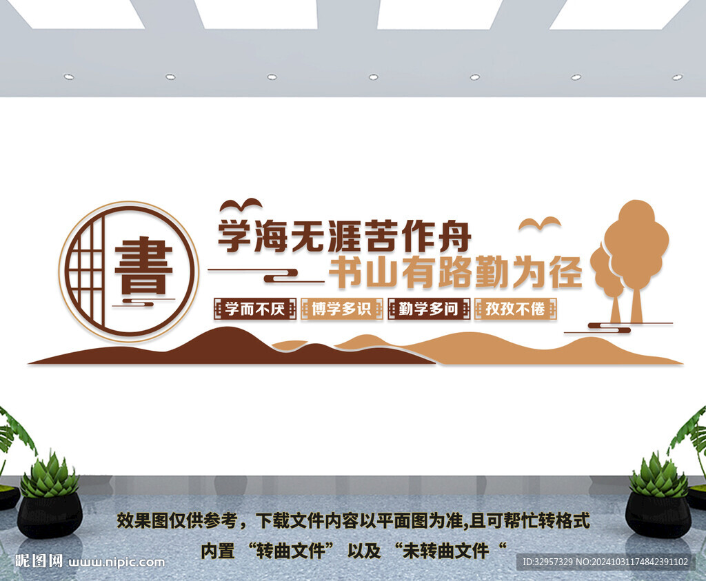 图书馆文化墙