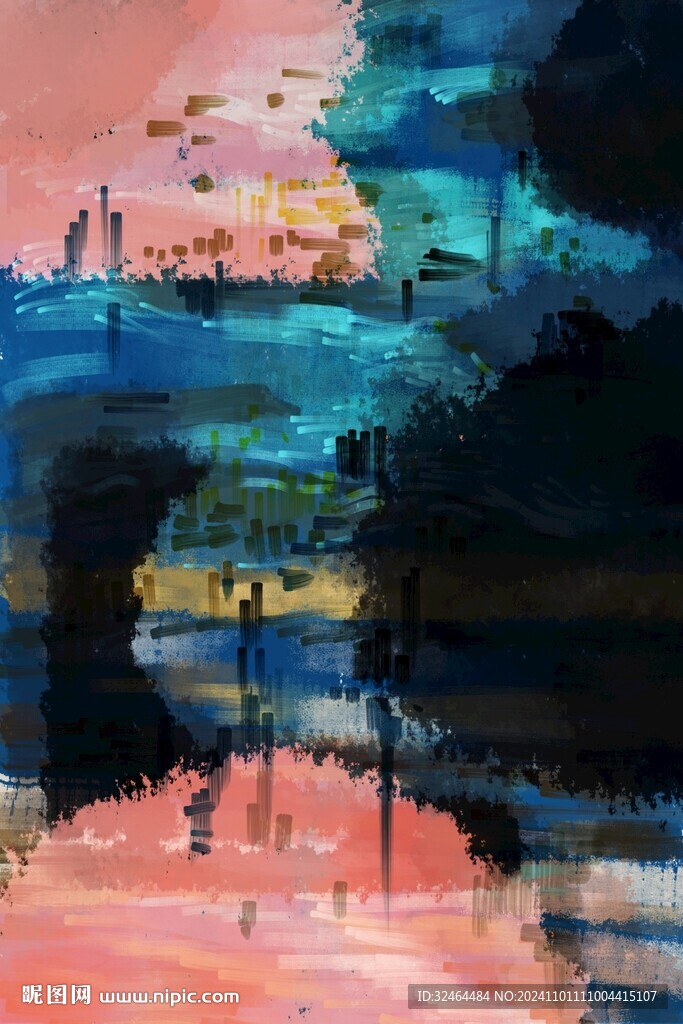 抽象艺术画