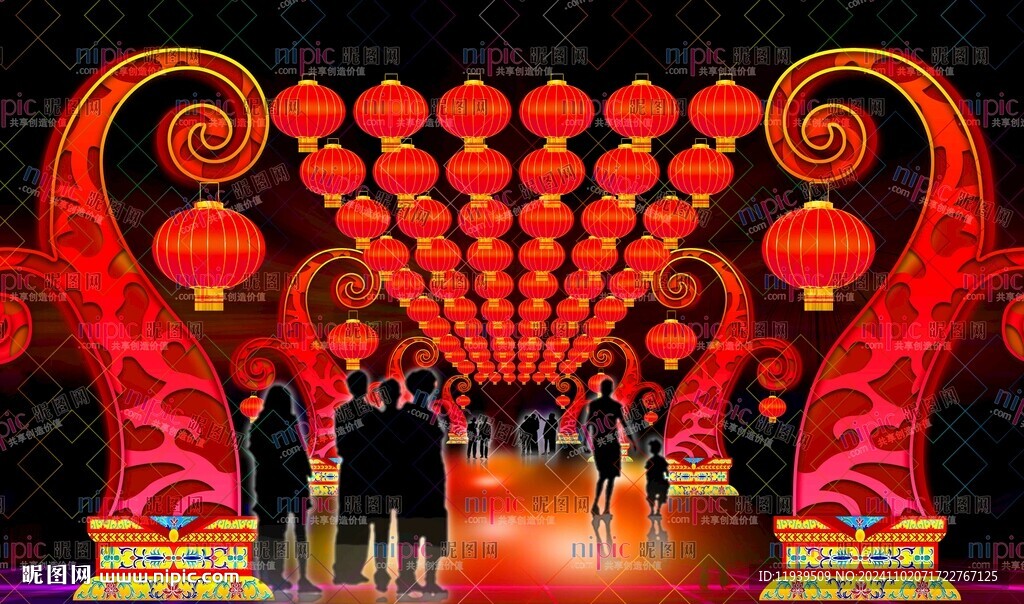 灯笼过道