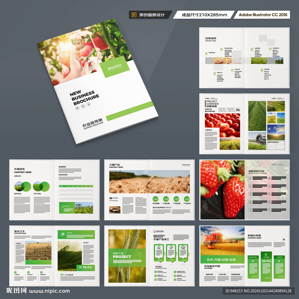 农产品画册