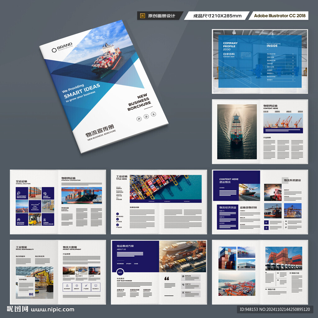 物流公司画册