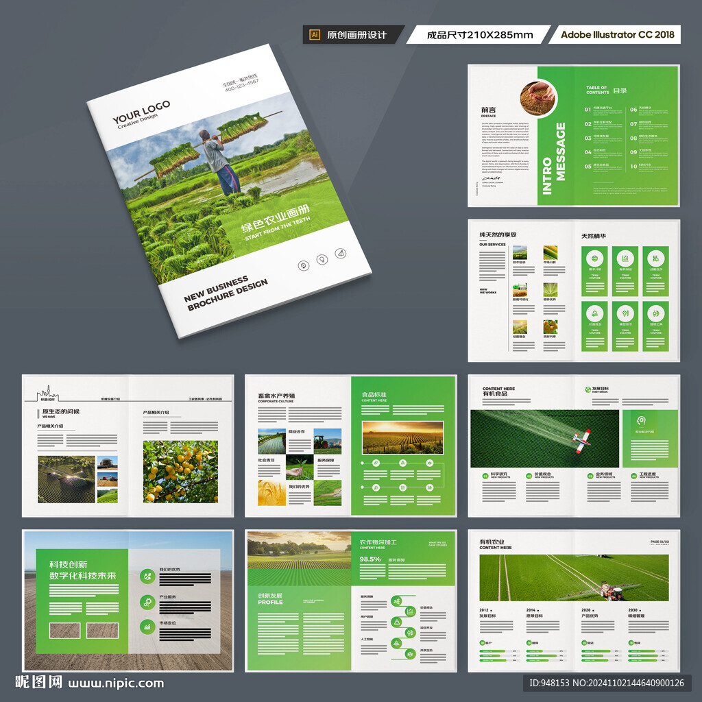 农产品宣传册