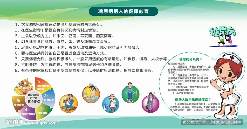 糖尿病健康宣传