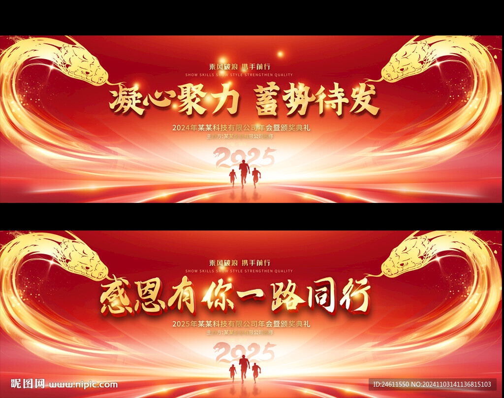 蛇年年会会背