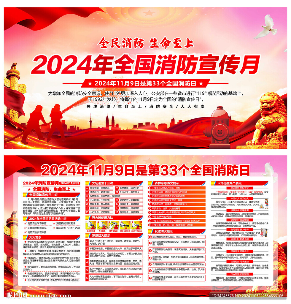 消防安全宣传栏
