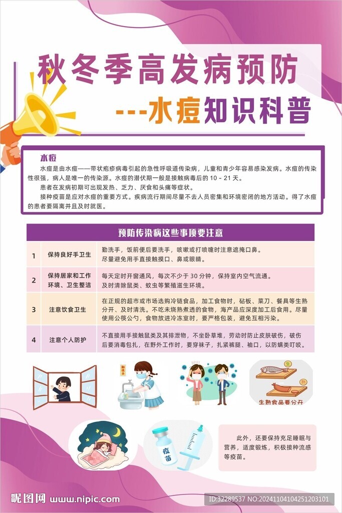 秋冬季高发病预防水痘知识科普