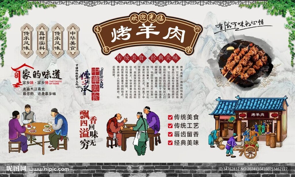 烤羊肉