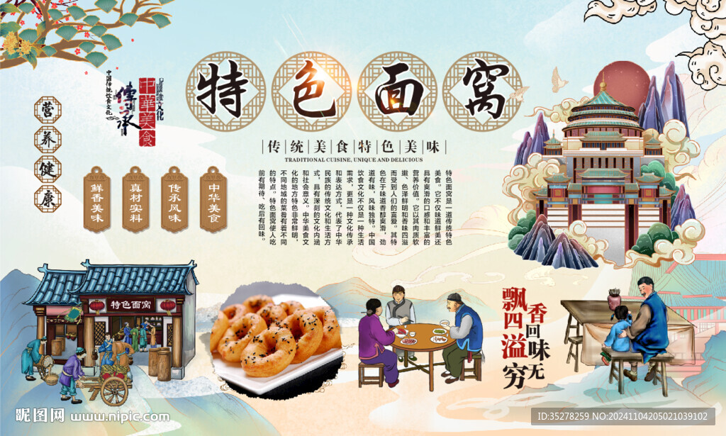 面窝背景墙