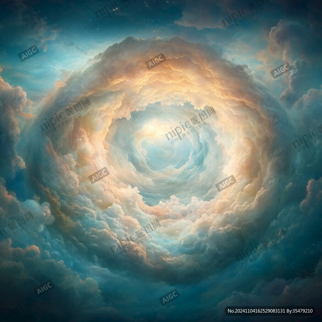 梦幻云雾缭绕空间艺术