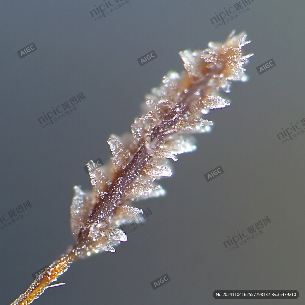 霜打的狗尾草