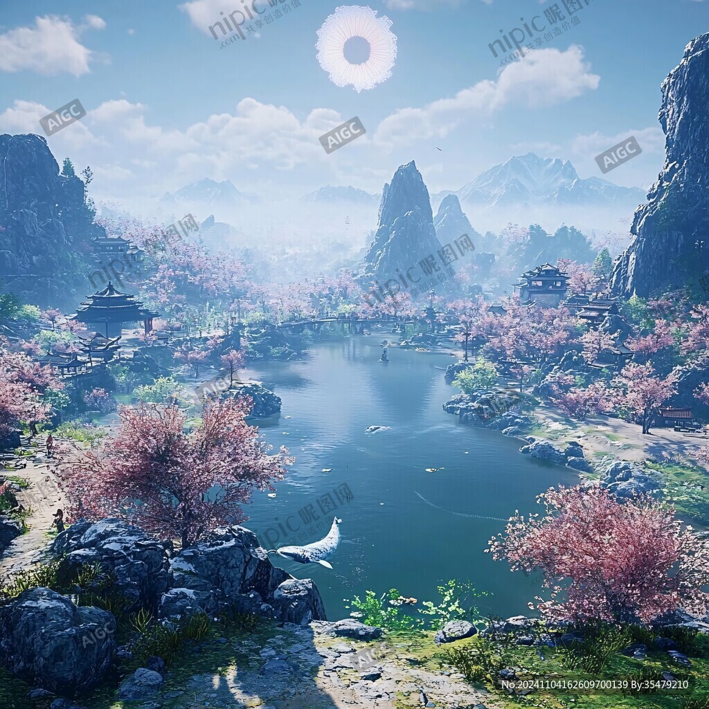 游戏山水场景