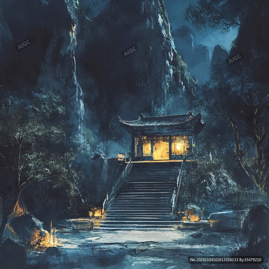 醉翁亭插画