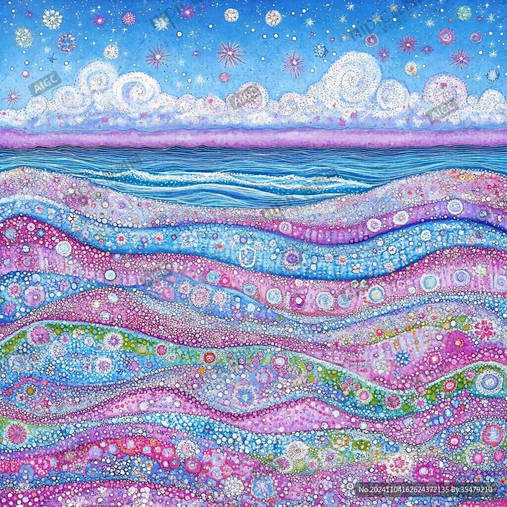 海洋流体画宇宙